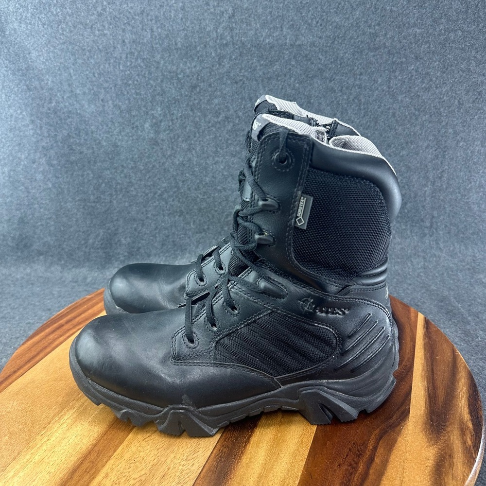 Bates Mens GX-8 Gore-Tex Waterproof Side Zip Tactical Boots Black E02268 Size 7 - Picture 6 of 10
